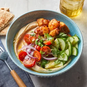 anti-inflammatory-chicken-hummus-bowls